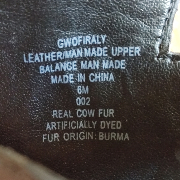 Guess Women's Cow Fur Leather Leopard Print Peep Toe Platform Heels - Picture 8 of 12